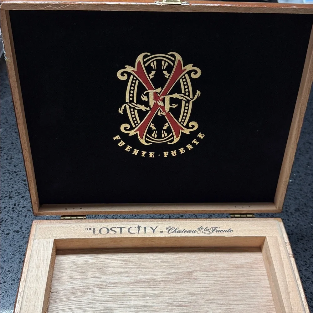 Arturo Fuente OpusX The Lost City cigar box, a collectible item
